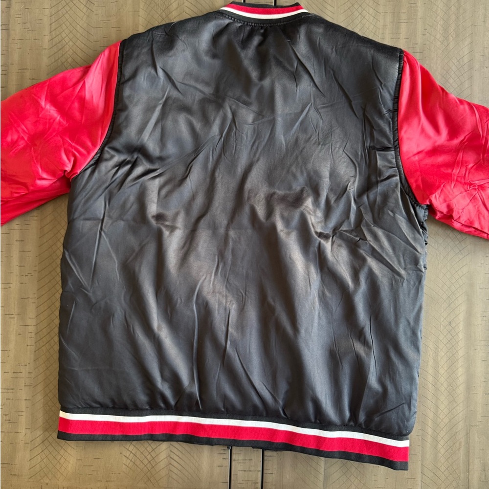 Spiderman Black & Red Varsity-Style Bomber Jacket - Picture 5 of 5
